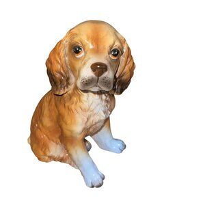 Vintage Ceramic Cocker Spaniel Dog Figurine